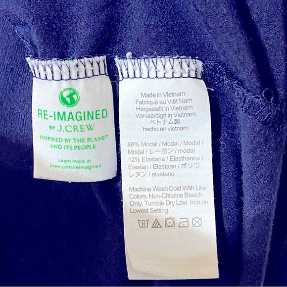 J Crew women’s blue short sleeves tee Size M. Good condition. - Picture 3 of 4
